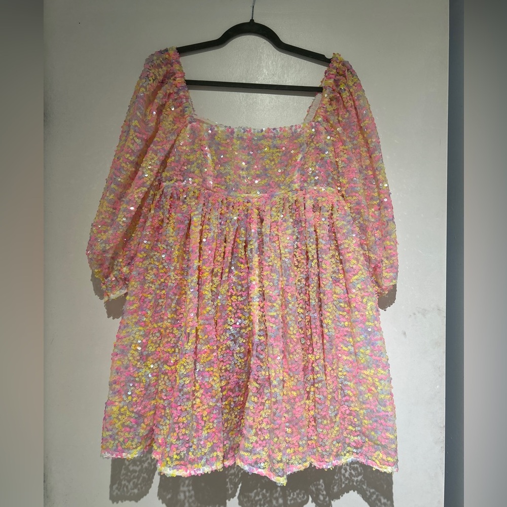 SELKIE Floral Print Mini Dress | M | NEW